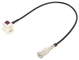 Adapter antenowy; Fakra gniazdo, ISO gniazdo; 0,23m; Audi; RNS-E