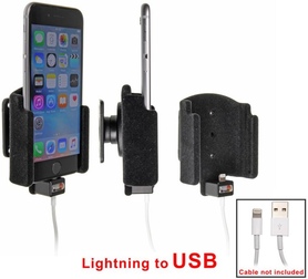 Uchwyt pasywny do Apple iPhone 6s z możliwością wpięcia kabla lightning USB